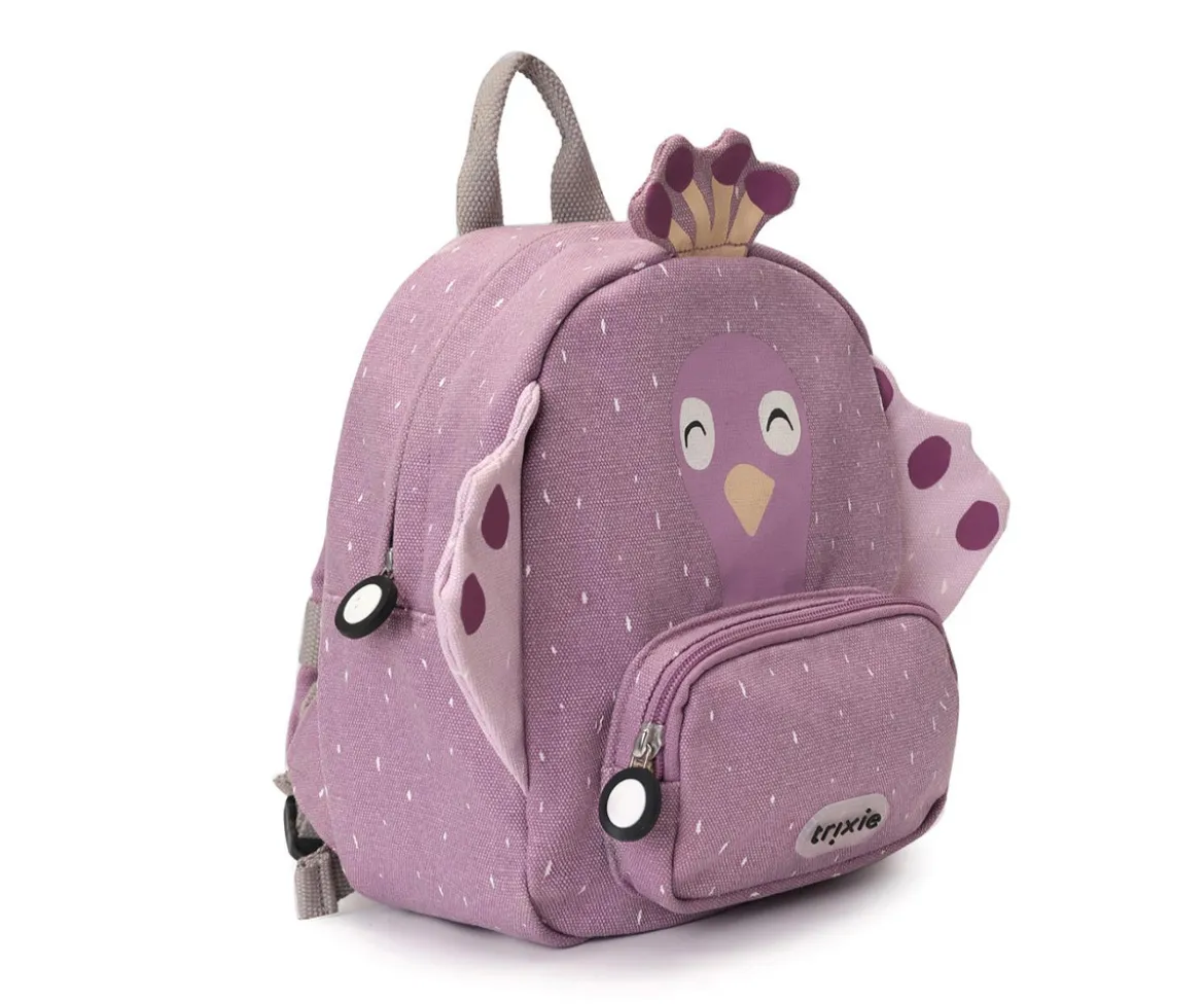 Mochila Trixie PEQUEÑA Mrs. Peacock Personalizable