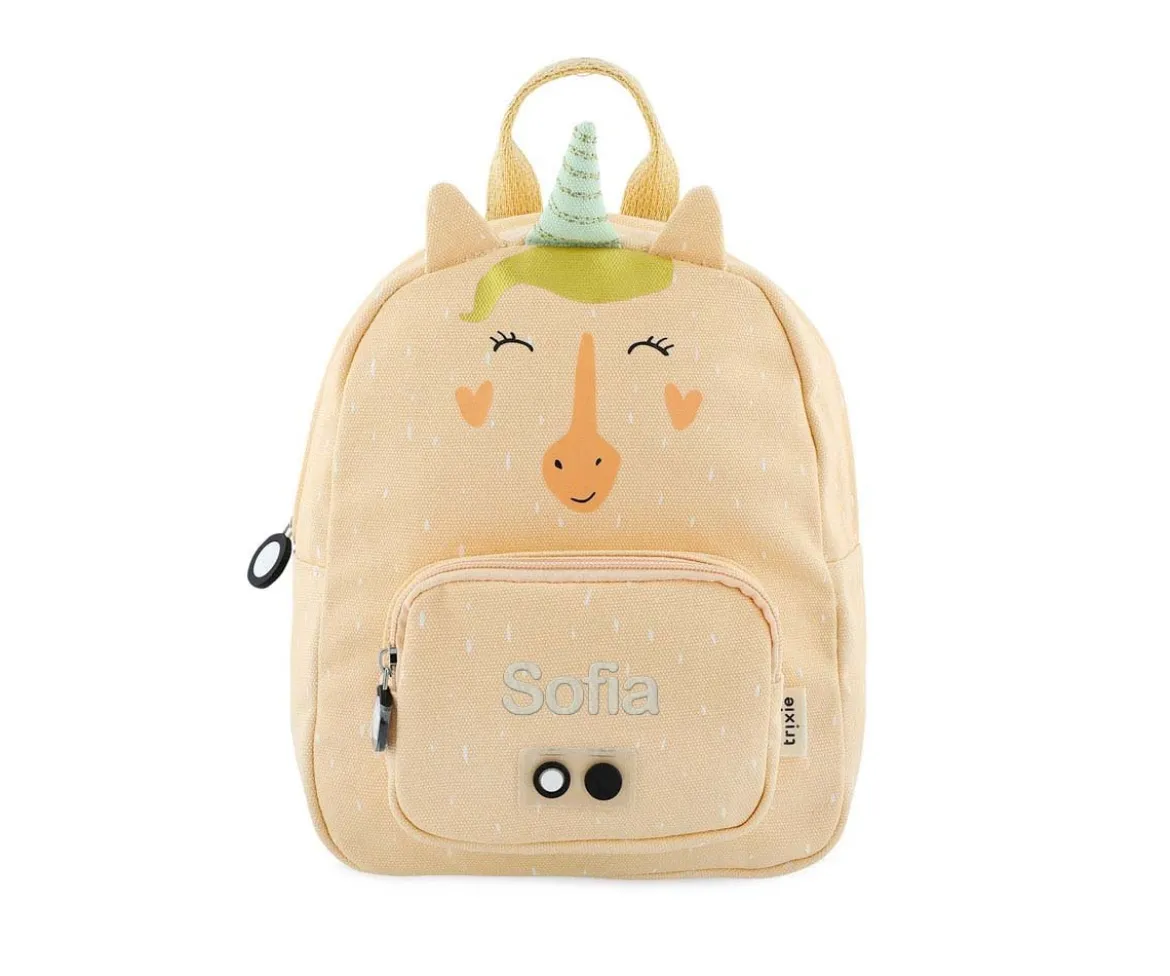 Mochila Trixie PEQUEÑA Mrs. Unicorn con Llavero Personalizado