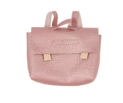 Mochila Vintage Swan en Piel Sintética Rose Nacre para Muñeco Gordis