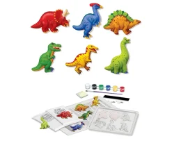 Moldea y Pinta Dinosaurios