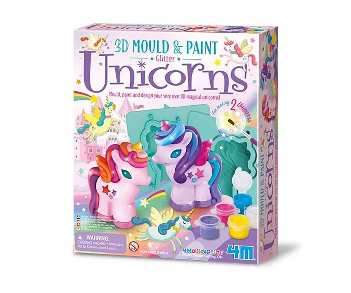 Moldea y Pinta Unicornios 3D