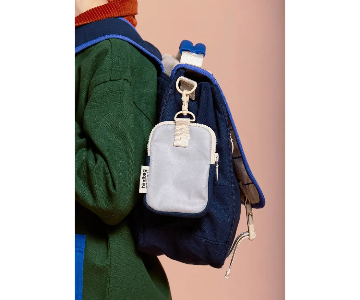 Monedero Infantil Billy Navy-Gris Metalizado