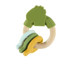 Mordedor de Actividades de Silicona y Madera Mr. Dino