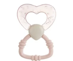 Mordedor Refrigerante Corazón Rosa