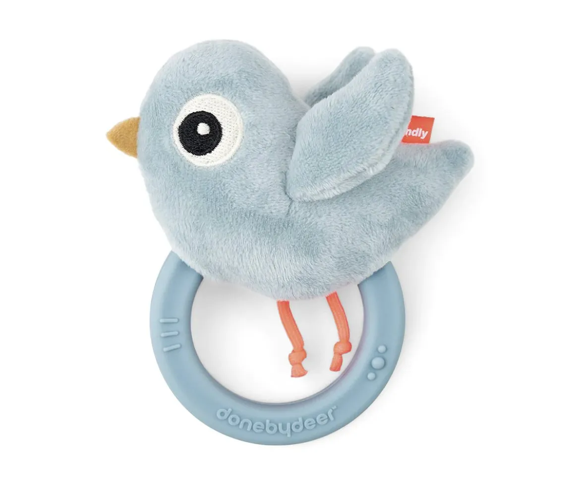 Mordedor y Sonajero Birdee Blue