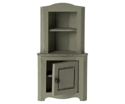 Mueble Esquinero en Miniatura Verde Claro