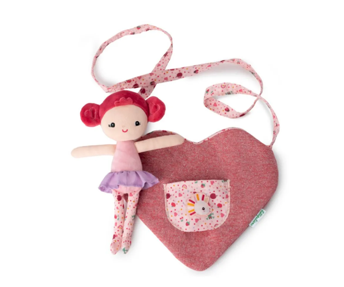 Muñeca Aline con Bolso de Corazón