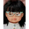 Muñeca Asiática con Gafas 38cm