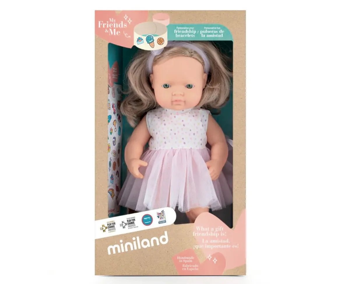 Muñeca Caucásica Rubia Oscuro My Friends & Me 38 cm
