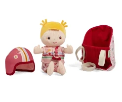 Muñeca de Tela Lena y Asiento de Bicicleta