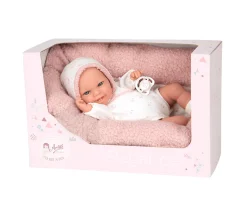 Muñeca Elegance Babyto Rosa 35 cm con Cojín