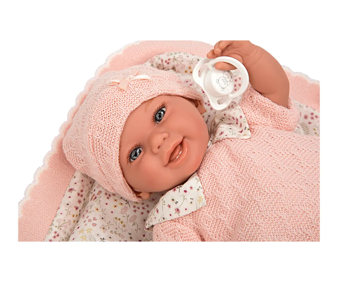 Muñeca Elegance 35 cm Baby to Rosa con Manta