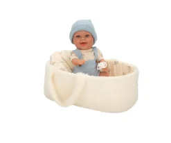 Muñeca Elegance Gadi Azul 33cm con Capazo