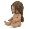 Muñeca Gordis Leopoldina con Vestido Tutú, Calentadores, Patines y Corona Flores