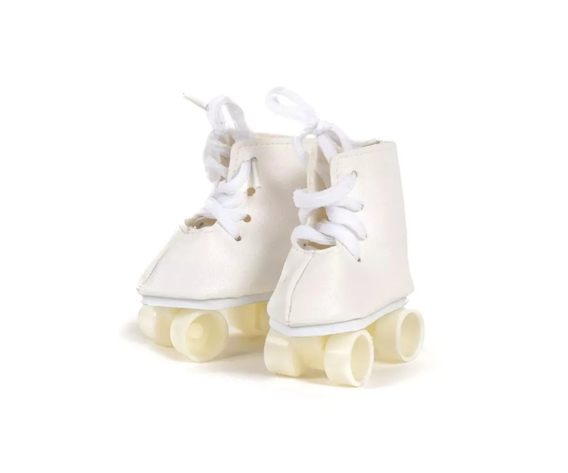 Muñeca Gordis Leopoldina con Vestido Tutú, Calentadores, Patines y Corona Flores