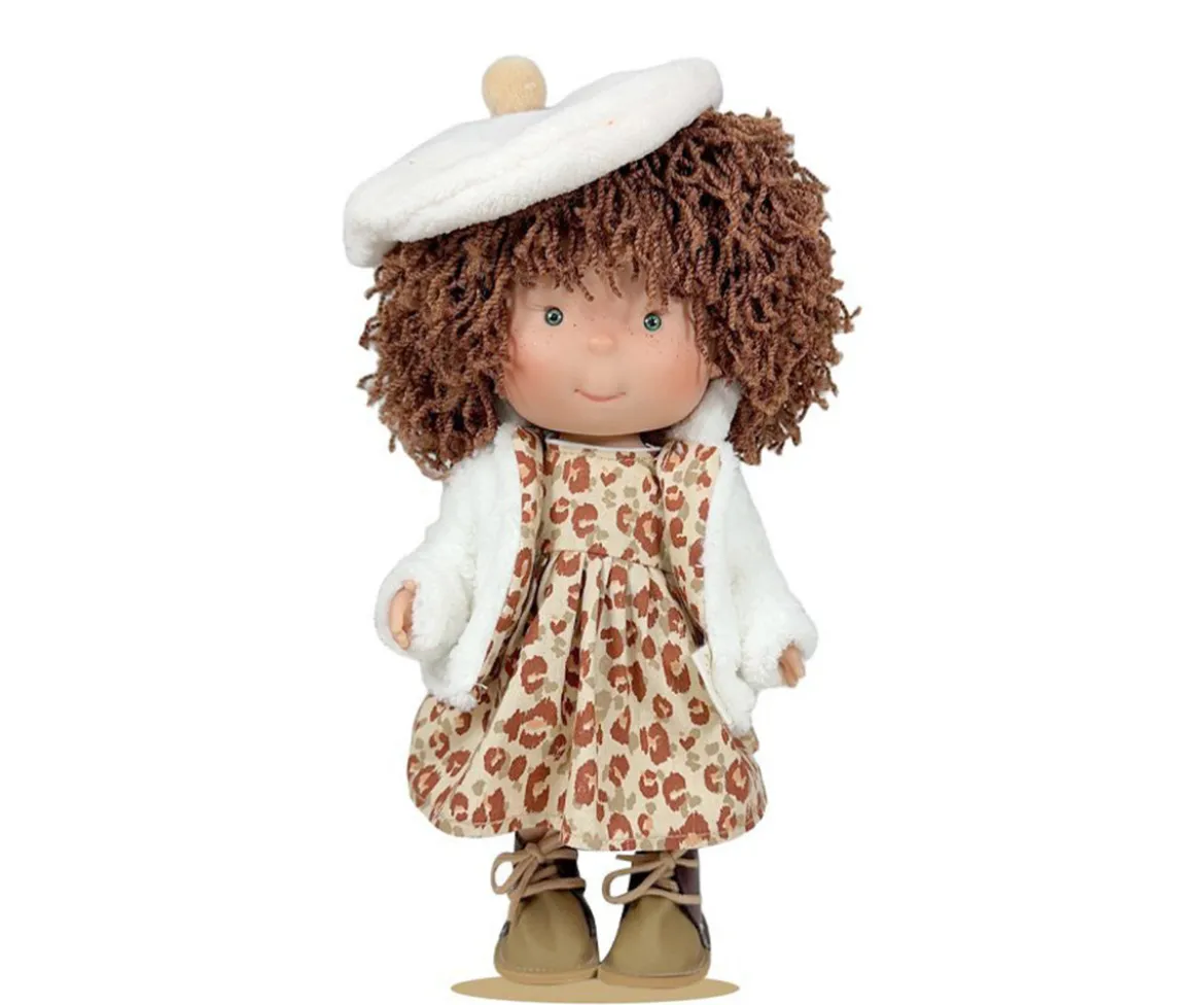 Muñeca Pippa Brown Wool 30cm