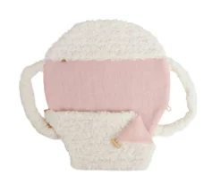 Muñeca Reborn Mabel Rosa 35cm con Saco Portabebé