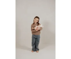 Muñeca Reborn Mabel Rosa 35cm con Saco Portabebé