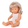 Muñeca Síndrome Down Rubia 38 cm