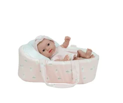 Muñeco Elegance Dudi Rosa 26cm Con Capazo