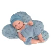 Muñeco Gordi con Pelele Azul y Cojín Nube Azul