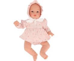 Muñeco Helena con Vestido y Gorrito Pink Flowers