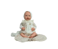 Muñeco Reborn Camila 45cm con Manta y Doudou