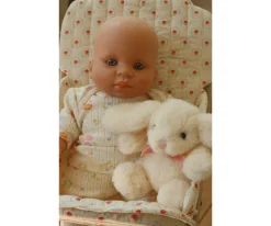 Muñeco Teddy Baby con Conejito de Peluche Nonoka 34cm