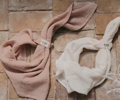Muselina BIBS Ivory