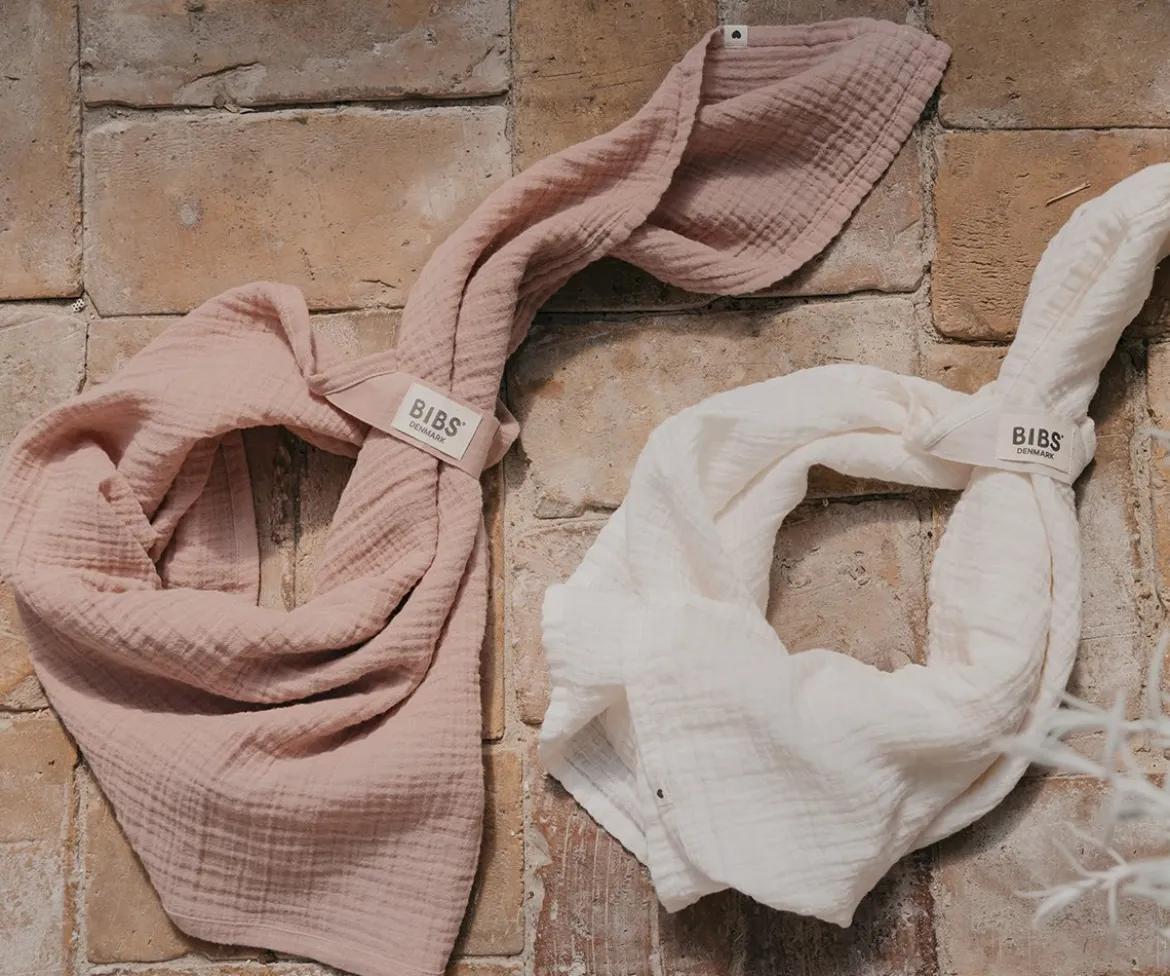 Muselina BIBS Ivory