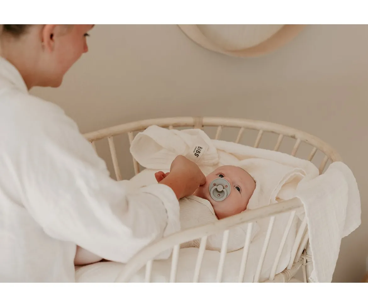 Muselina BIBS Ivory