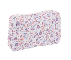 Neceser Acolchado Flower Blue