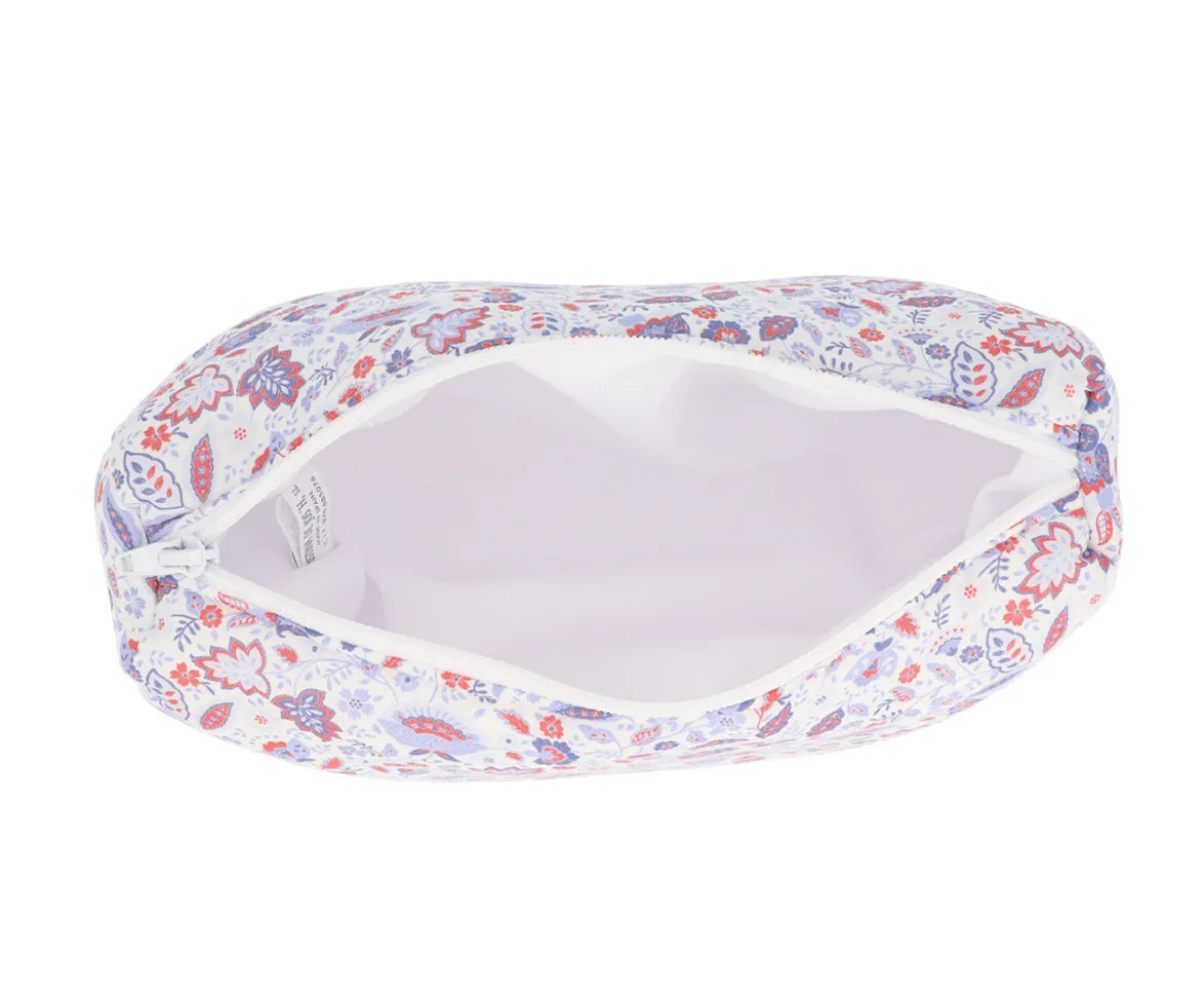 Neceser Acolchado Flower Blue