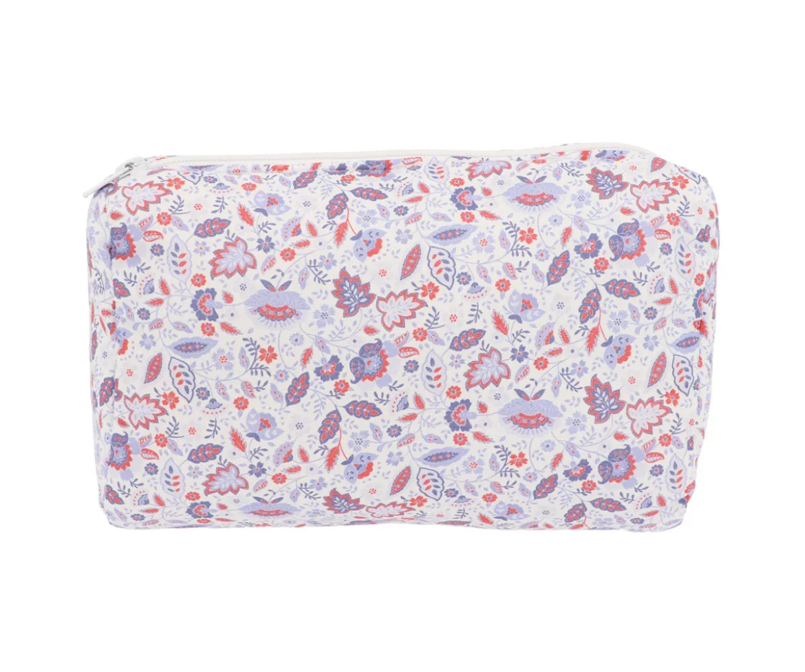 Neceser Acolchado Flower Blue