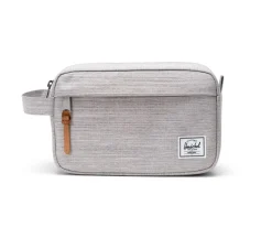 Neceser Chapter Travel Kit Light Grey Crosshatch