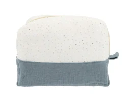 Neceser Grande Rainbow Dots Azul Personalizable