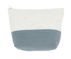 Neceser Infantil Rainbow Dots Azul Personalizable