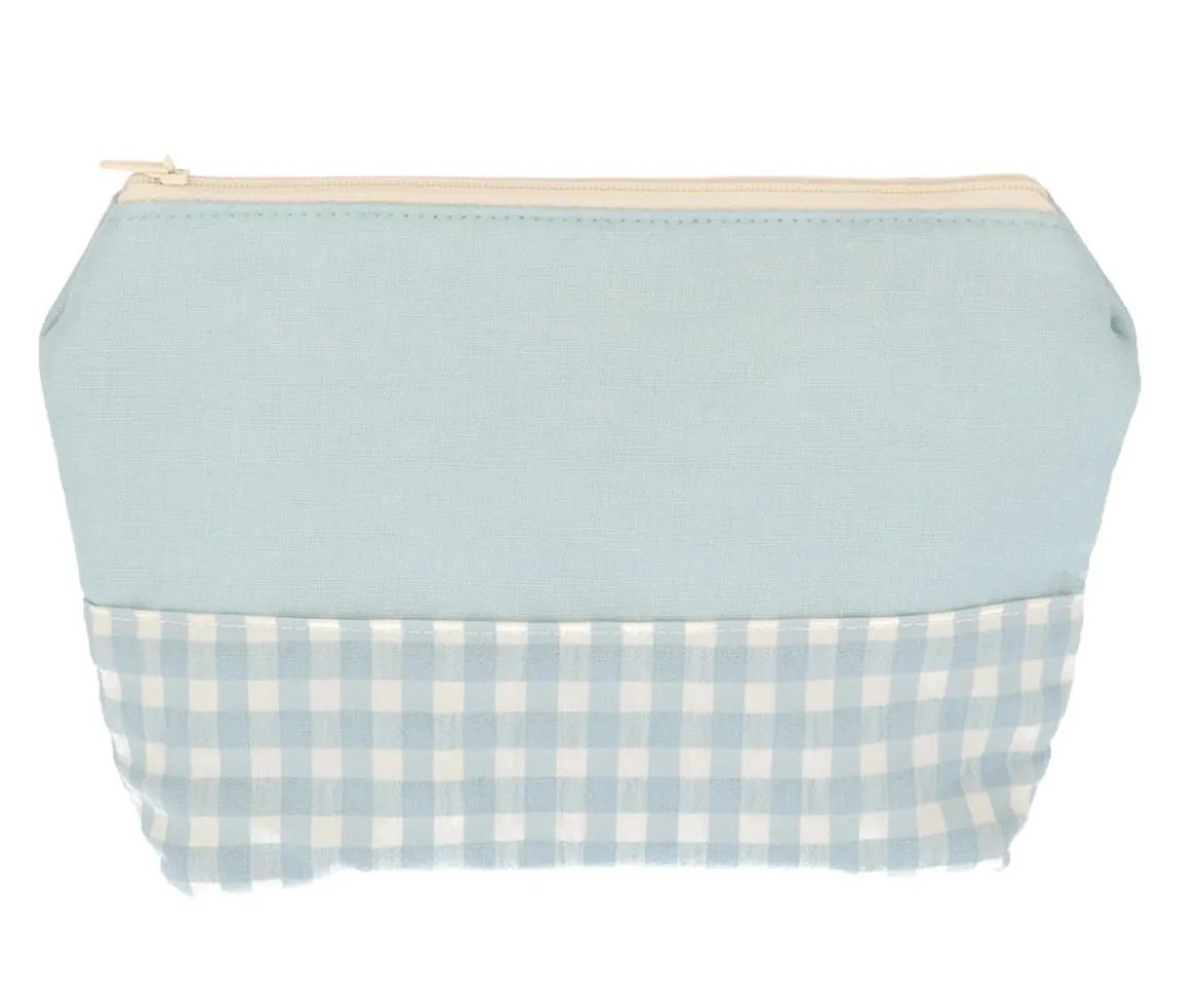 Neceser Infantil Vichy Verde Personalizable