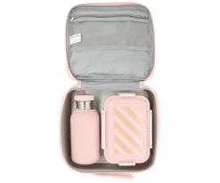 Nevera Rígida Big Stripes Pink Personalizable