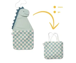 Organizador Pared + Bolsa Toto Dino Personalizable