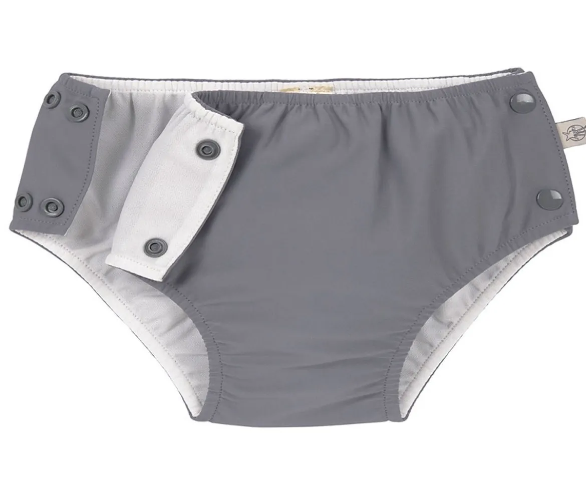 Pañal Bañador Botones Gris