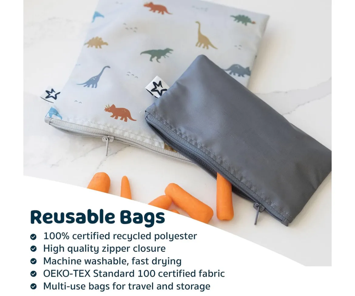 Pack 3 Bolsa Snack Checkers Sage