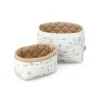 Pack 2 Cestas Acolchada Organizador Blueberries
