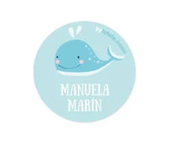 Pack 3 chapas Personalizadas Conejito