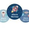 Pack 3 chapas Personalizadas Espacio