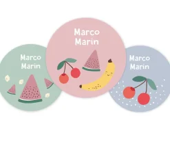 Pack 3 chapas Personalizadas Fruits