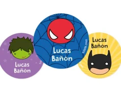 Pack 3 chapas Personalizadas Héroes