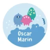 Pack 3 chapas Personalizadas Naves Marcianas