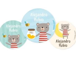 Pack 3 chapas Personalizadas Osito