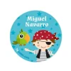 Pack 3 chapas Personalizadas Pirata